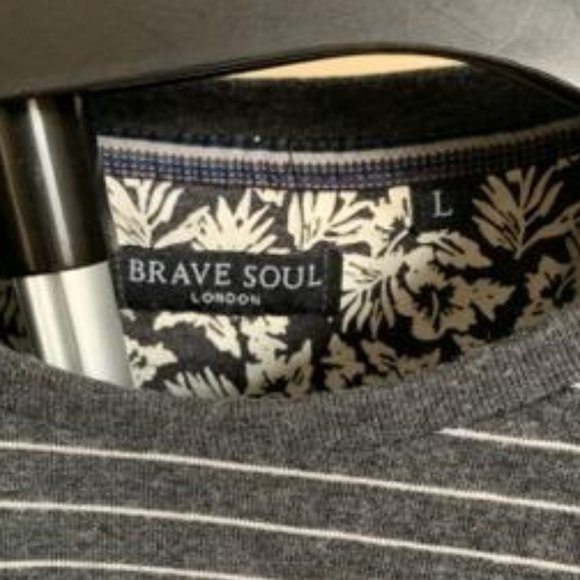 Brave Soul striped tee - Picture 5 of 6